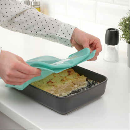 Tapadera de silicón rectangular
