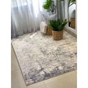 Alfombra Abstracta Azul y Arena