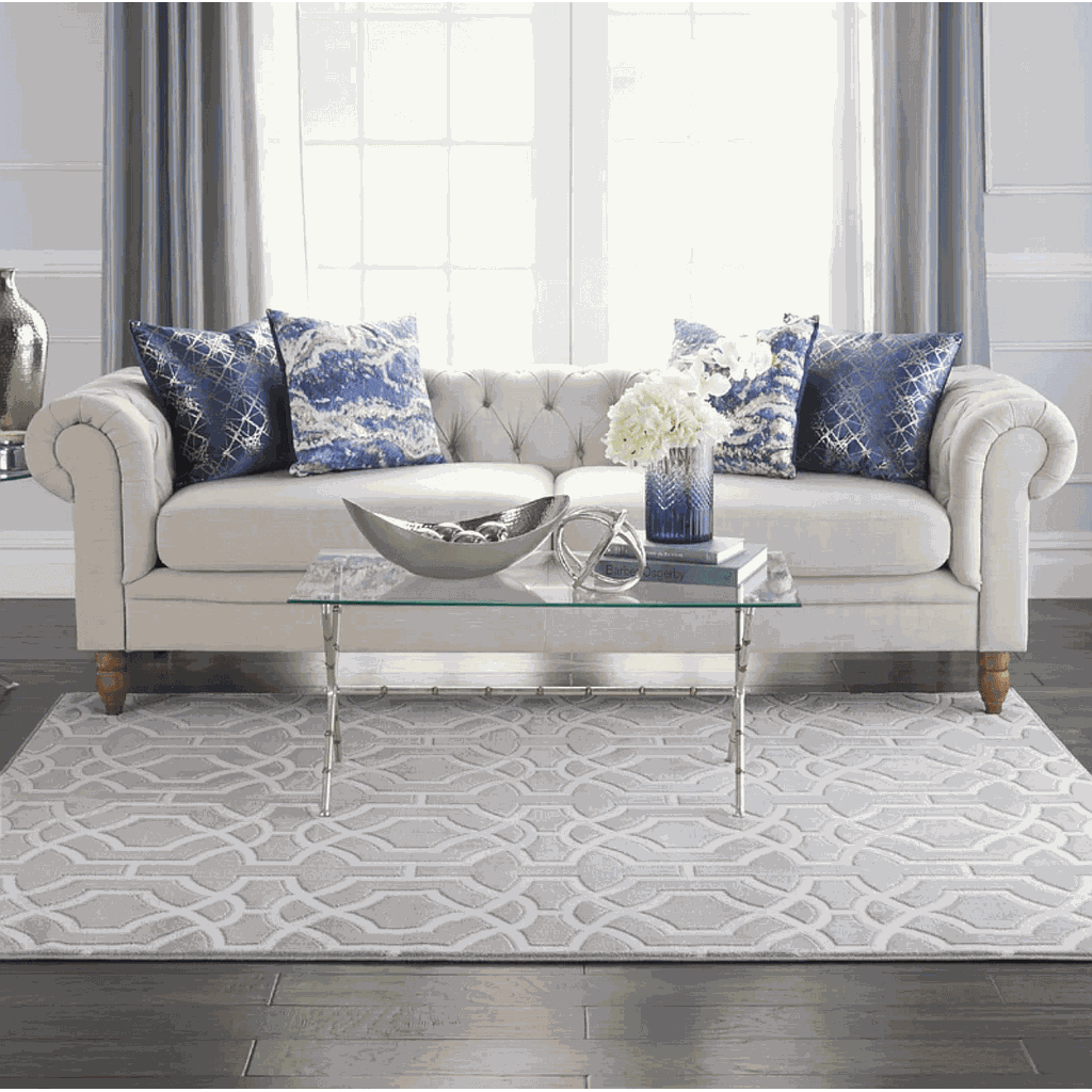 Alfombra Joli gris clásica