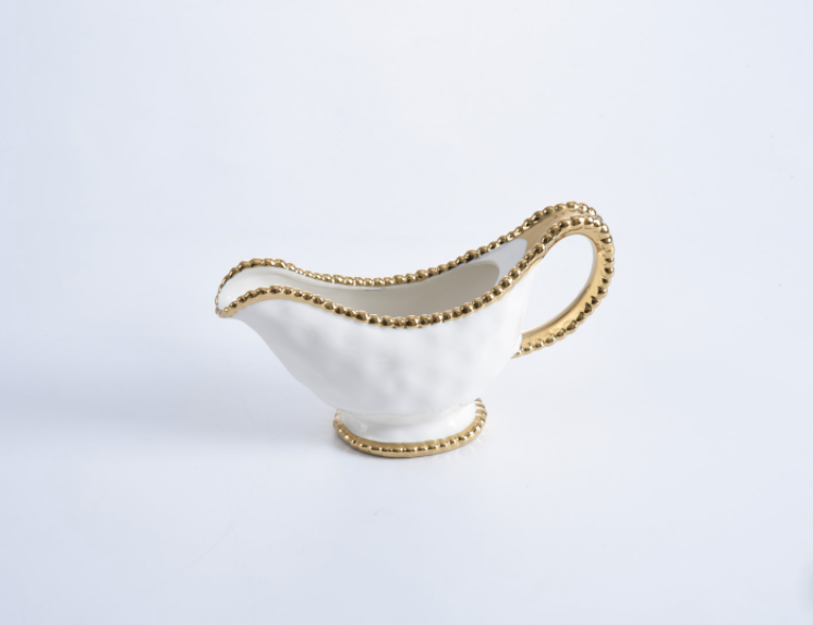 Gravy Boat (Dorado y plateado)