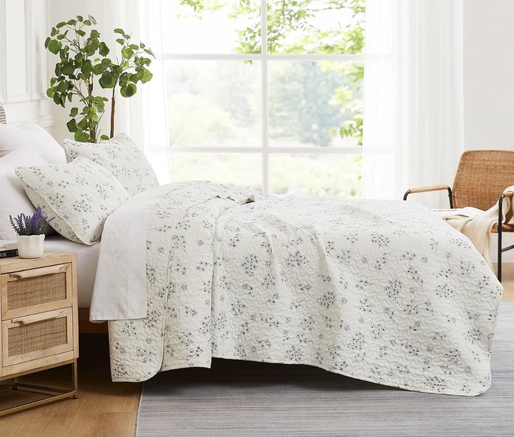 Quilt Set Florsitas negras