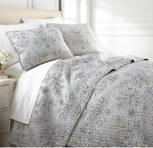 Quilt Set Hojas Oversized