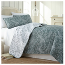 Quilt set oversized ramas teal