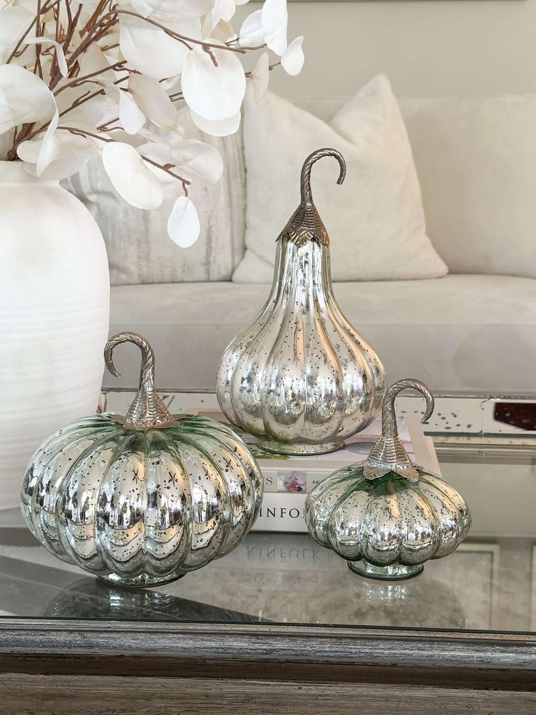Pumpkins mercury glass (3 Opciones)