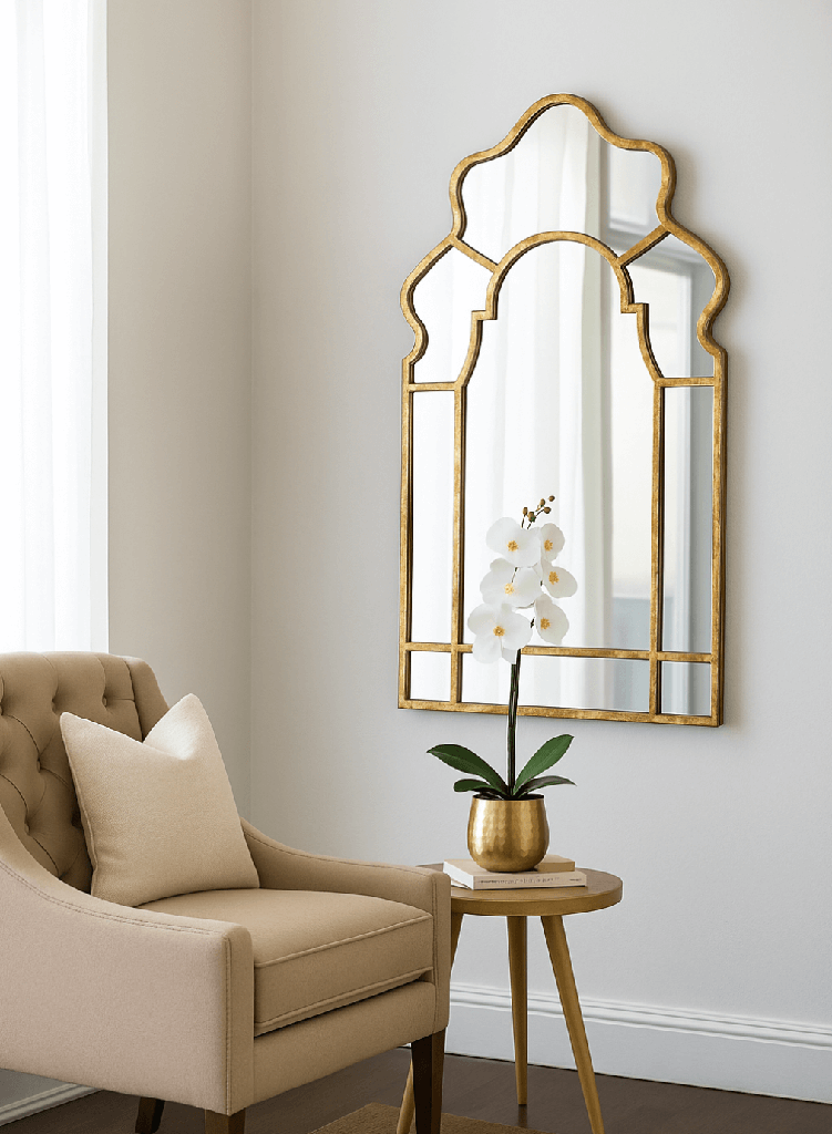 Espejo Dorado Jazmin