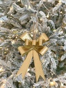 Ornamento de chongo dorado