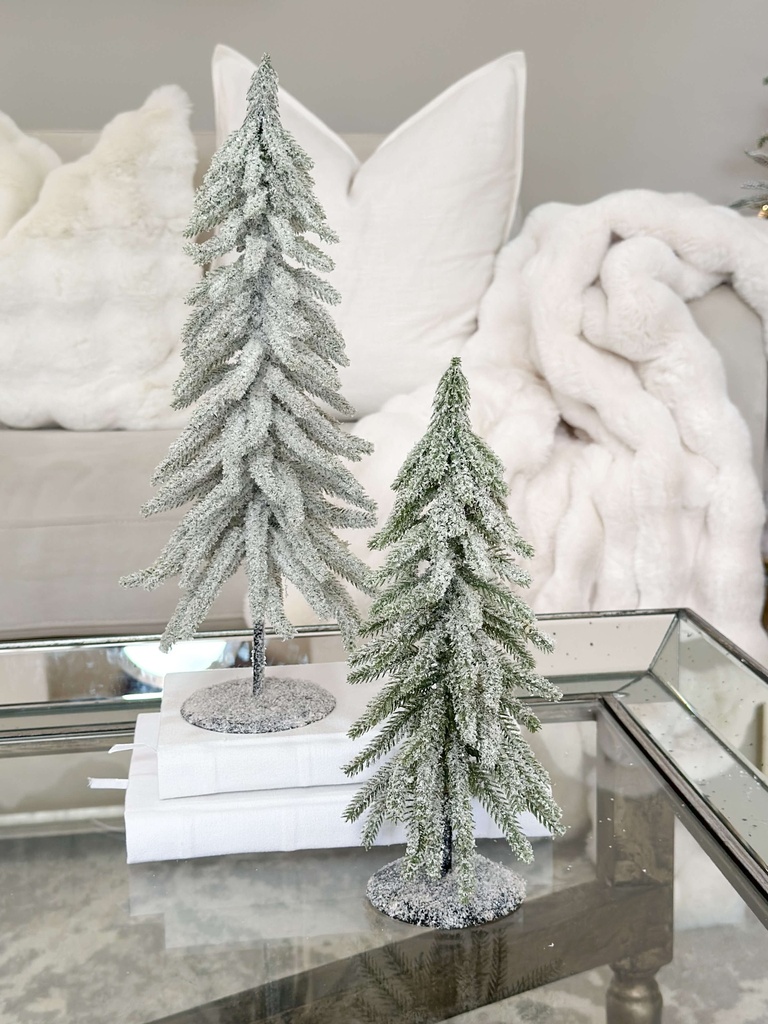 Arbolito verde nevado (2 Tamaños)