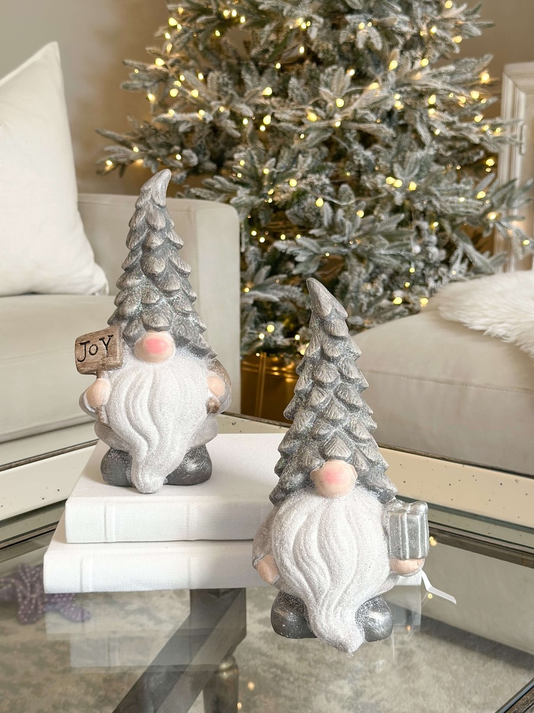 Gnomo nevado de ceramica (2 estilos)