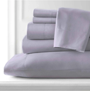 Juego de sabanas lila palido lisas