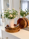 Bandejas de madera scalloped (3 Tamaños)