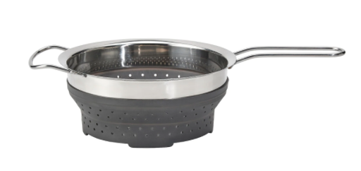 Colador de silicón y acero