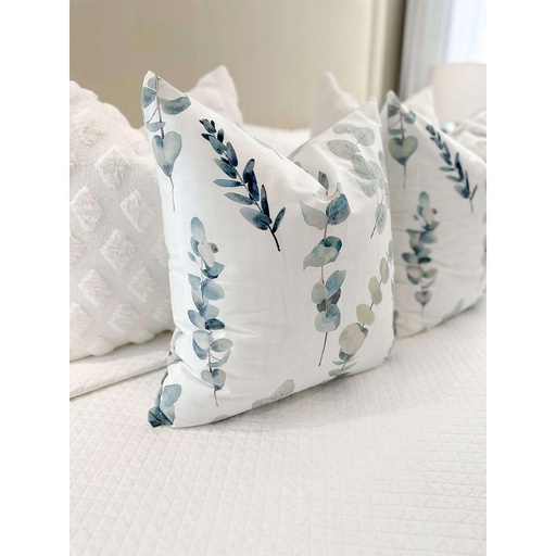 Forro de Cojin Velvet Eucalipto