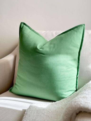 [105.628.77] Forro de Cojin Verde Algodon