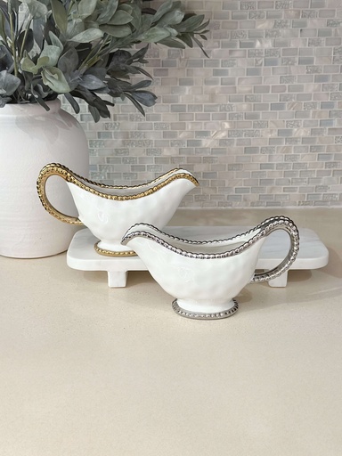 Gravy Boat (Dorado y plateado)