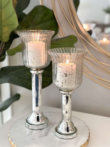 [82776] Set de 2 candelabros de mercurio Olivia