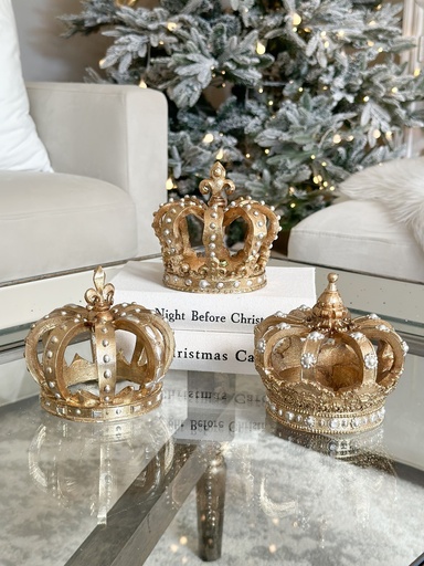 Corona dorada y plateada (3 estilos)