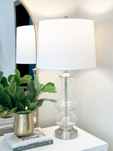 [KHL333604] Lampara Teresa vidrio transparente