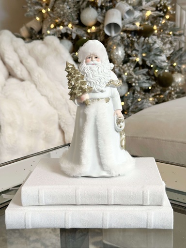 [54877A] Santa blanco faux fur