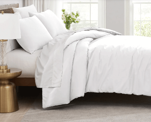 Set de forro para duvet blanco