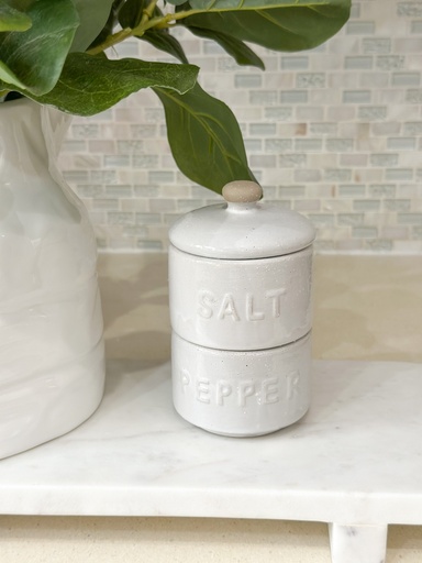 [DF1391] Contenedor de sal y pimienta con tapa