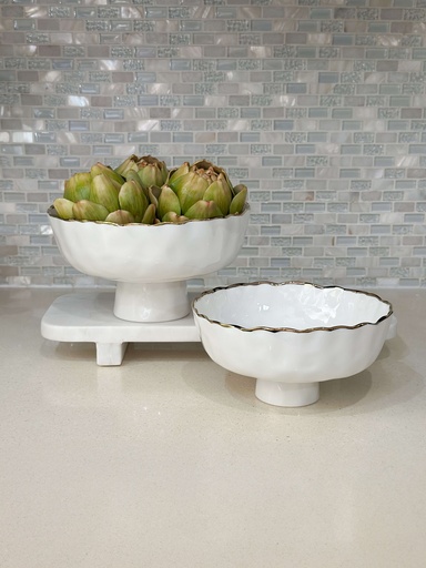 Footed bowl portofino