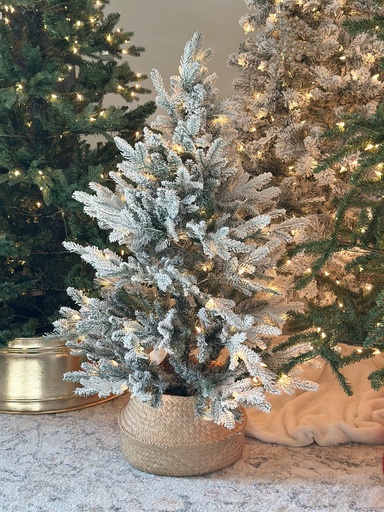 [TR1421] Arbol nevado 4 pies con luz