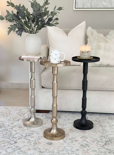 Mesita auxiliar de aluminio (3 colores)