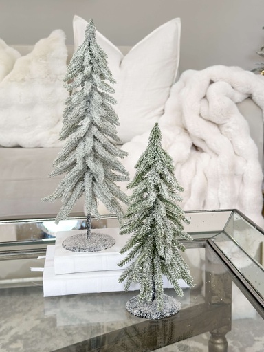 Arbolito verde nevado (2 Tamaños)