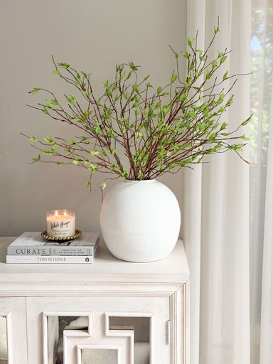 [FL6878-G] Rama verde con retoño