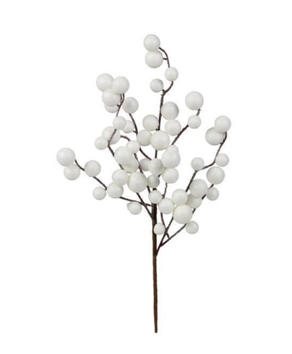 [EC5833J8] Rama de berries blancas pequeña mixta