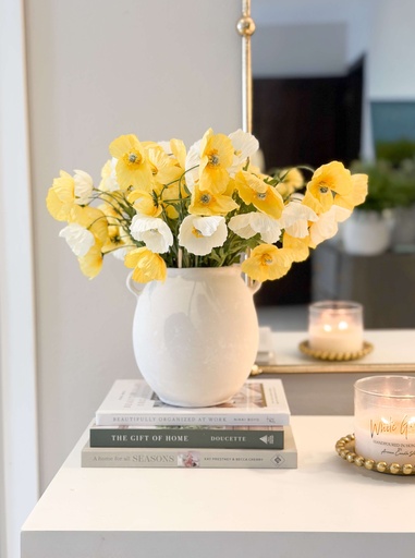 [35353] Bunch de 3 ramas poppy amarillas