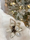 Ornamento con mini bellotas de mercury glass