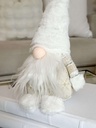 Gnomo blanco sentado