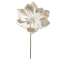 Magnolia blanca con perlas