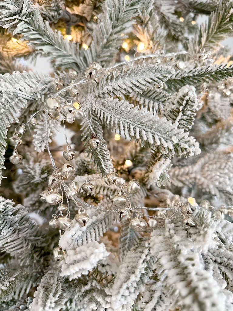 Guirnalda Jingle bells plateada