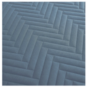 Quilt set chevron blue