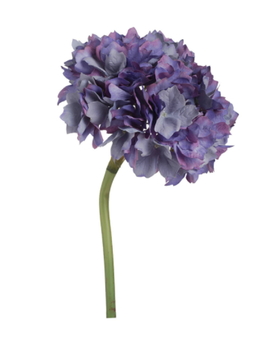 Rama de hortensias pequeña (varios colores)