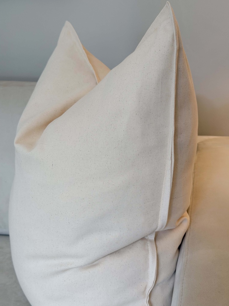 Forro de Cojin Euro Arena de Algodon