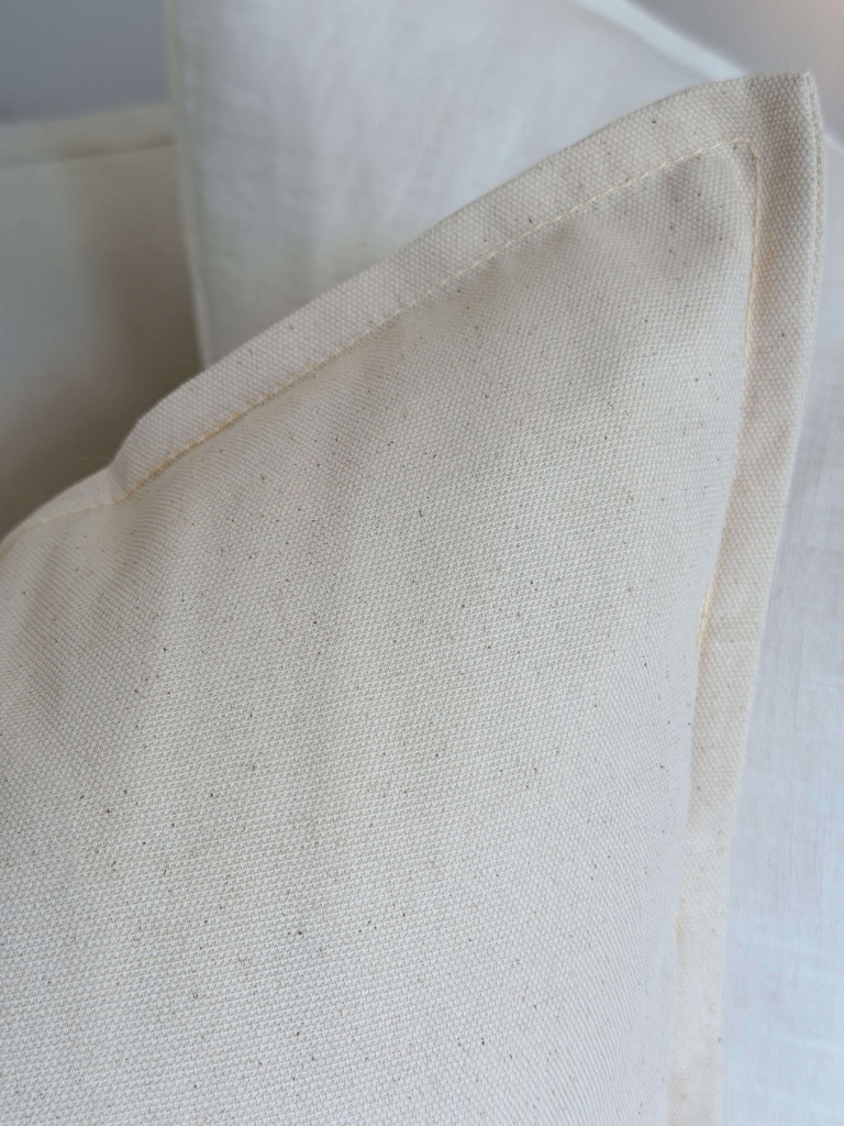 Forro de Cojin Euro Arena de Algodon