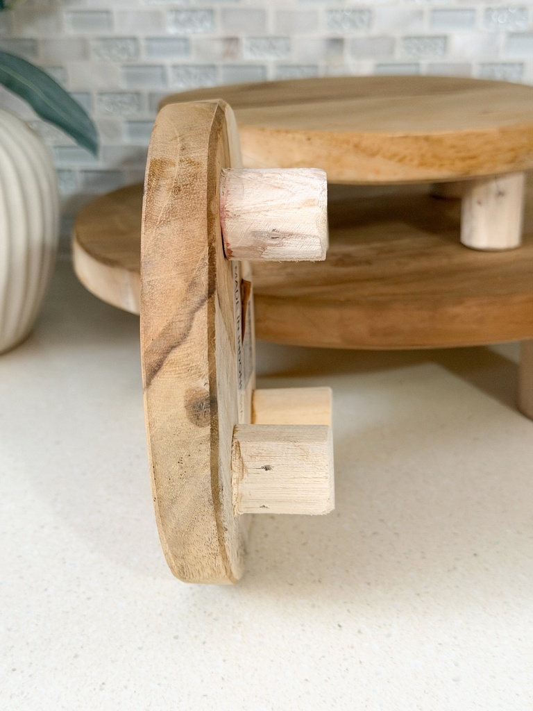 Stand de madera rustico (3 Tamaños)