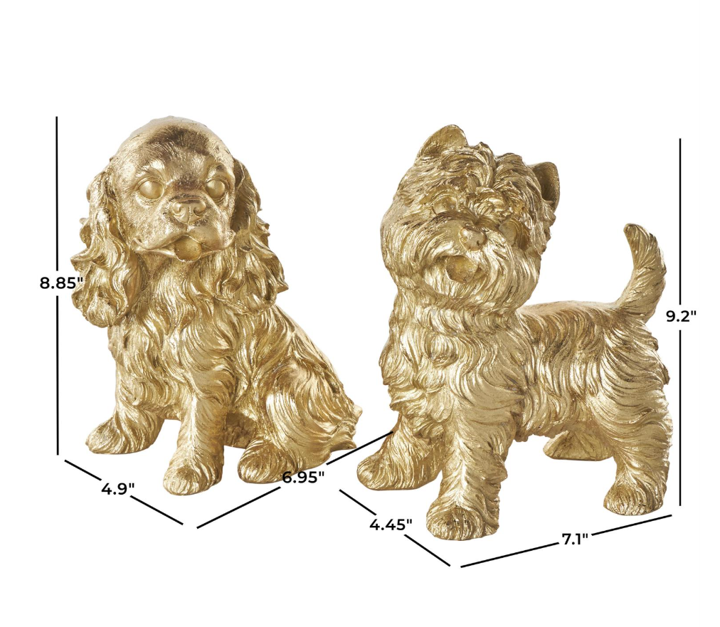 Perrito decorativo peludo (2 Opciones)