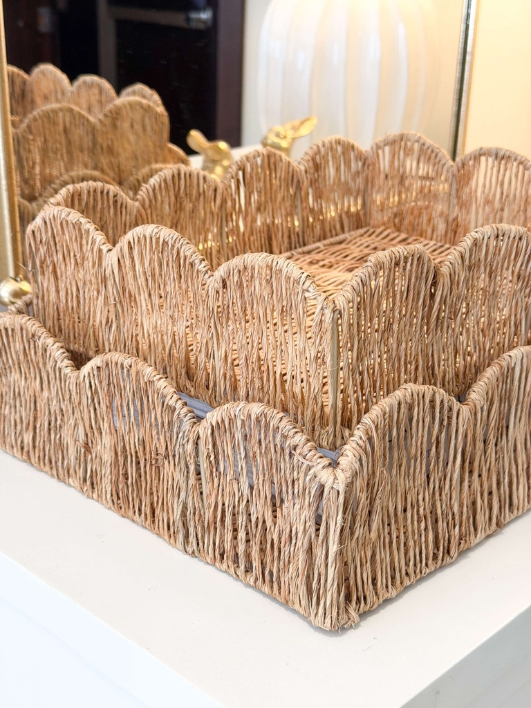 Azafates rectangulares de fibra