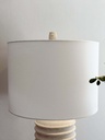 Lampara con textura crema