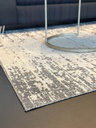 Alfombra rainer gris claro y gris carbon 5x7pies