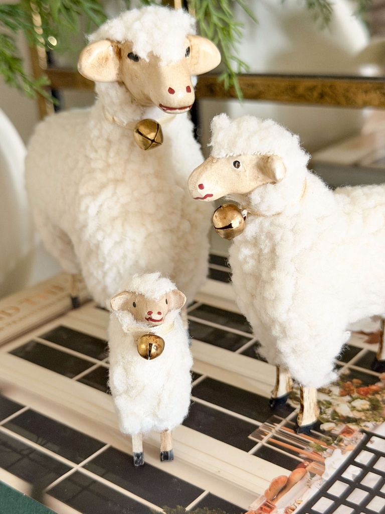 Set de 3 ovejitas decorativas