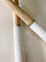 Set de 2 utensilios de madera y marmol