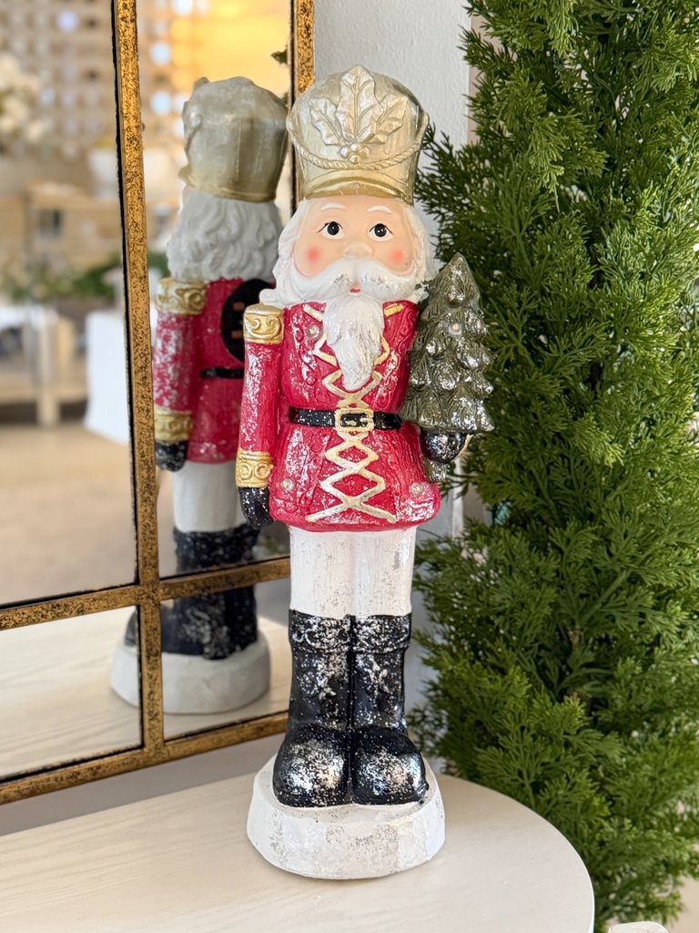 Nutcracker rojo con luz led