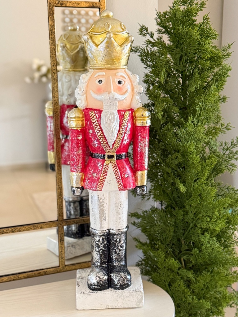 Nutcracker rojo con luz led