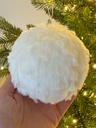 Esfera crema faux fur