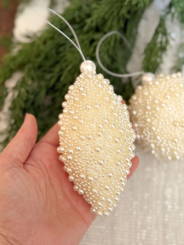 Set de 2 esferas con perlas